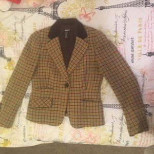 DKNY Women's blazer, Women's plaid Jacket